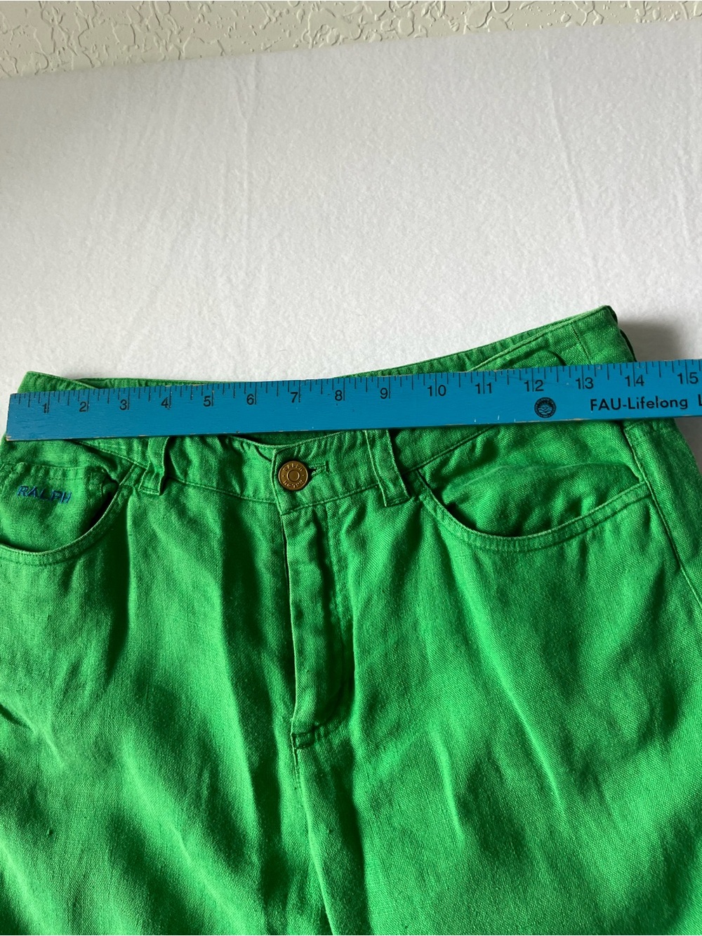 Ralph Lauren Pink and Green Linen Blend Jeans Bundle - Picture 4 of 15
